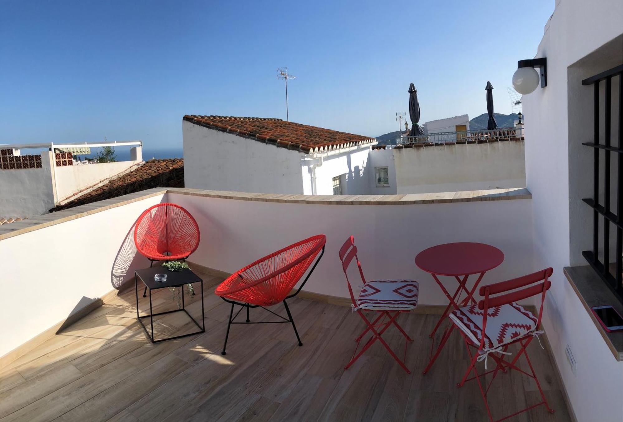 Villa Cerezo'S House - Terrace & Jacuzzi Frigiliana Exterior foto