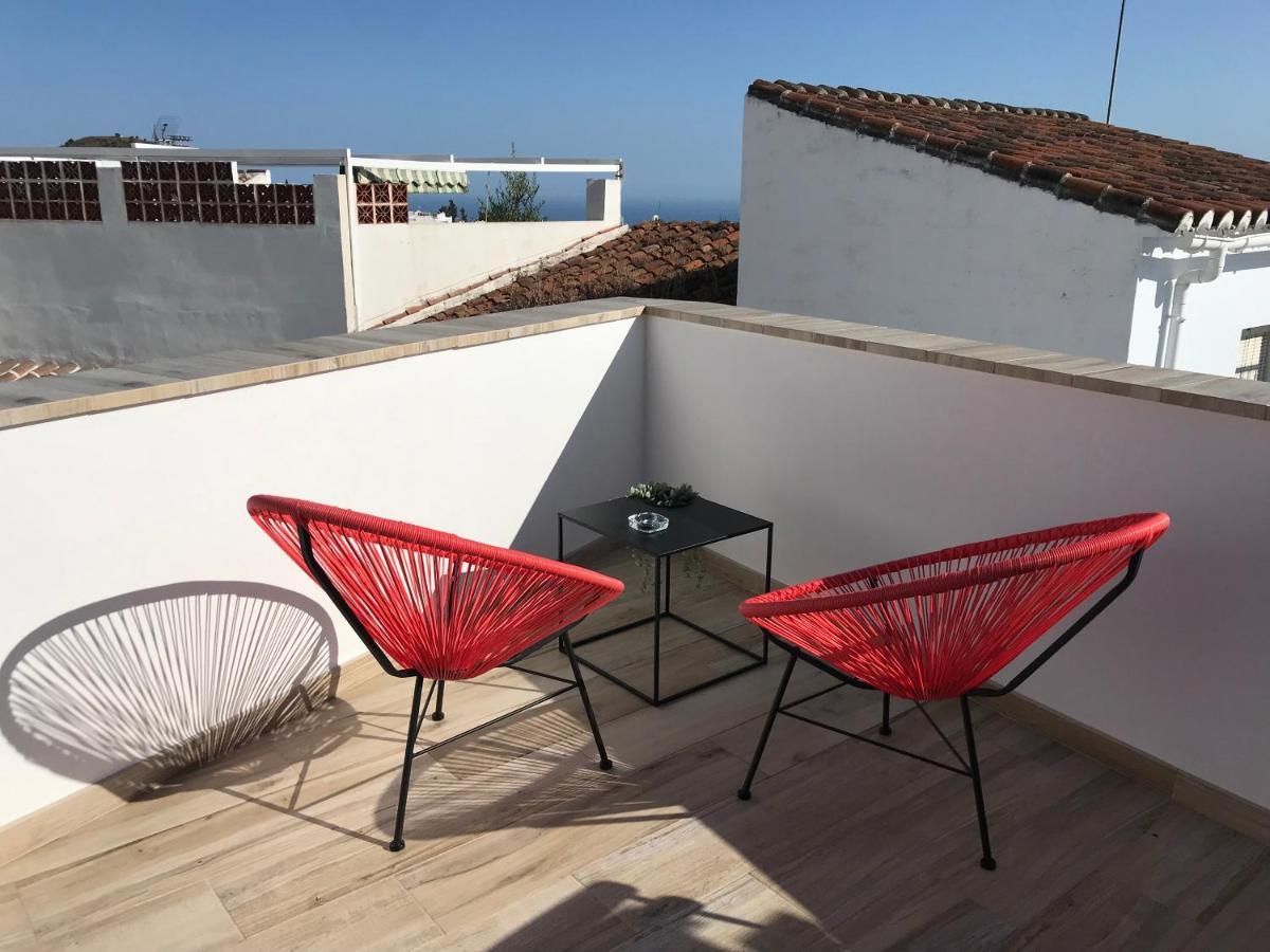 Villa Cerezo'S House - Terrace & Jacuzzi Frigiliana Exterior foto