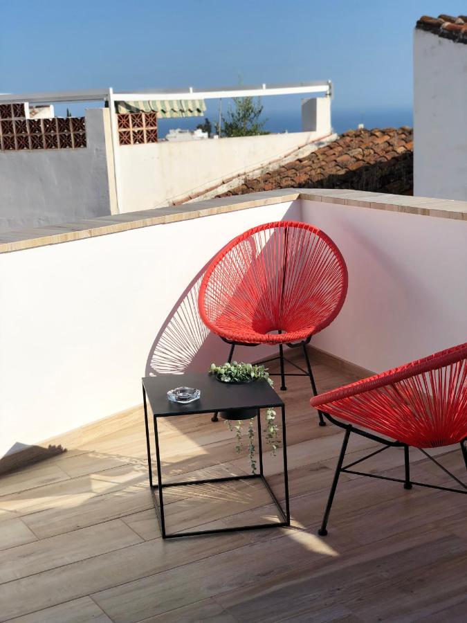 Villa Cerezo'S House - Terrace & Jacuzzi Frigiliana Exterior foto